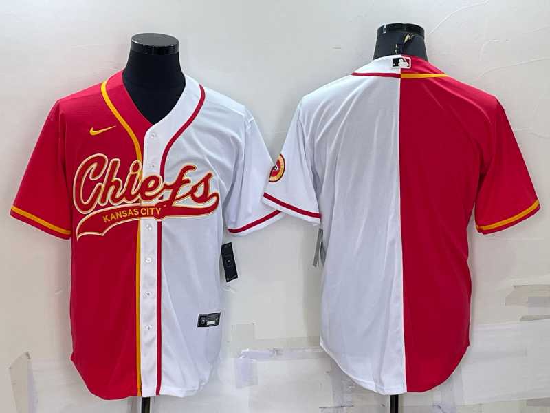 Men's Kansas City Chiefs Blank Red White Two Tone With Patch Cool Base Stitched Baseball Jersey,We sell and wholesale Men's Kansas City Chiefs Blank Red White Two Tone With Patch Cool Base Stitched Baseball Jersey on line form chian!